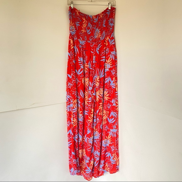 new! Lost & Wander sleeveless still on vacay jumpsuit L - Picture 4 of 6